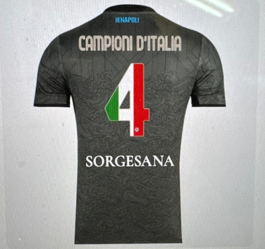 Fan Version 2024-2025 SSC Napoli Maglia Gara Third Away Campioni d'Italia 4 Soccer Jersey Napoles Football Shirt