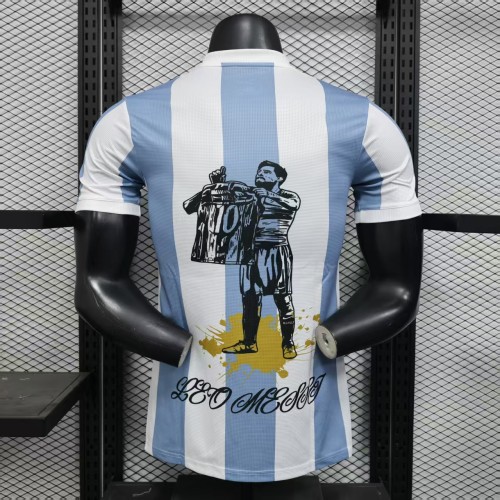 Player Version 2025 Argentina 50th Anniversary Messi Version Soccer Jersey Camisetas de Futbol