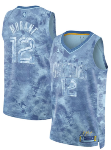 Memphis Grizzlies 12 MORANT NBA Jersey Basketball Shirt