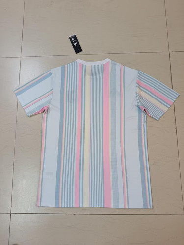 Maillot Juve Shirt Fans Version 2025-2026 Juventus Grey/Pink/Blue Soccer Training Jersey Football Shirt