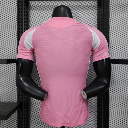 Player Version 2025 Argentina Pink Soccer Jersey Camisetas de Futbol