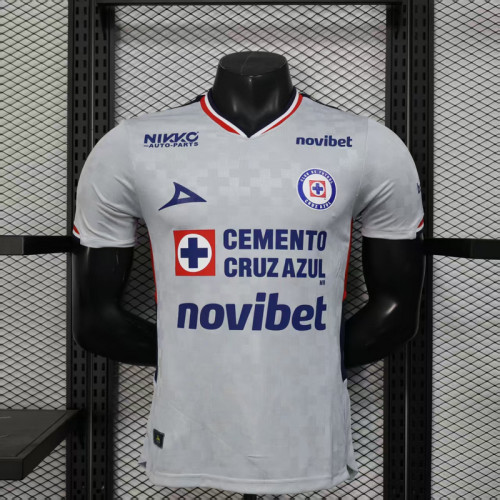 Player Version 2025-2026 Cruz Azul Grey Soccer Jersey Football Shirt