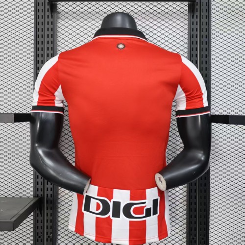 Player Version 2025-2026 Athletic Bilbao Home Soccer Jersey Football Shirt