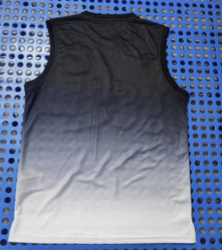 Fan Version 2025-2026 Corinthians Black/White Soccer Training Vest