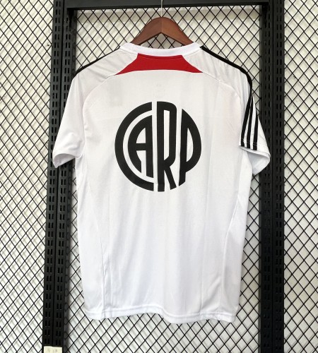Fans Version 2025-2026 River Plate White Soccer Training Jersey Football Shirt