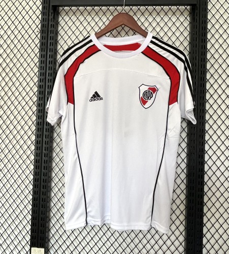 Fans Version 2025-2026 River Plate White Soccer Training Jersey Football Shirt