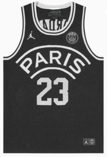 PSG 23 Jordan Black Soccer Vest