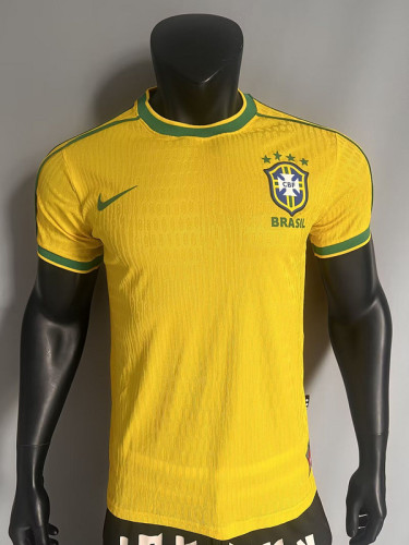 Player Version Retro Jersey 1998 Brazil Home Soccer Jersey Vintage Brasil Football Shirt