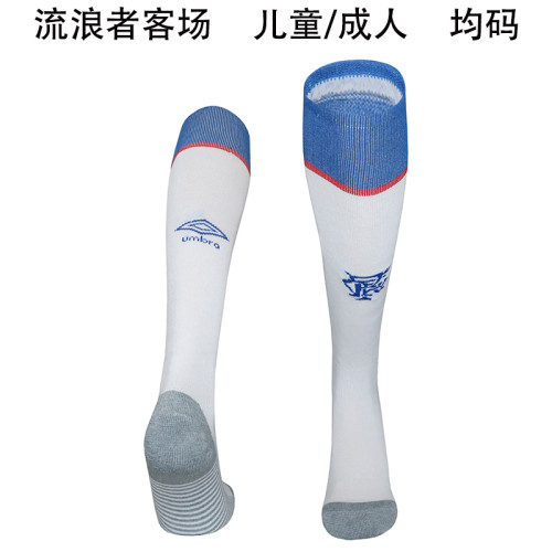 Youth/Adult 2025-2026 Rangers Away Soccer Socks Football Socks
