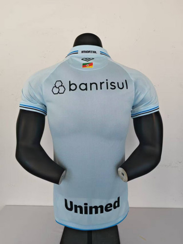 with Sponor Logo Player Version 2025-2026 Gremio Away Soccer Jersey Football Shirt