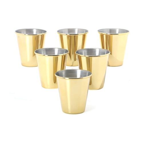 Stainless Steel Mini Cups Shot Glasses Drinking Unbreakable Metal for Whiskey Liquor Great Shot Glass