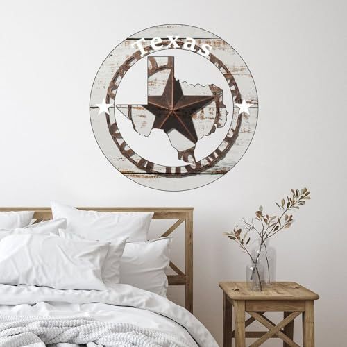 Vinyl Wall Quotes Stickers Texas Lone Star Home Map Creative Wall Art Decal Wall Art Western Country Barn Stars Wall Sticker for Office Car Playroom Furniture 28in