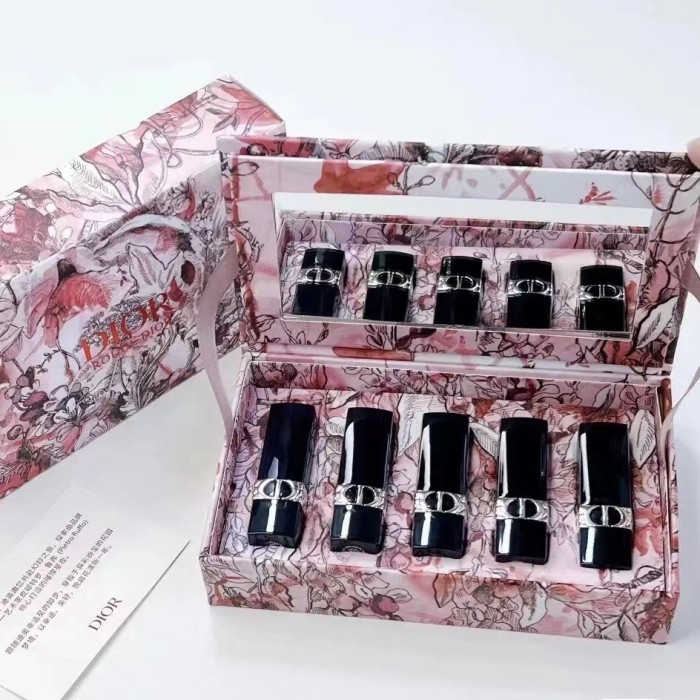 Dior迪奧 5入口紅禮盒 兔年限定版 口紅 唇膏 1.5g*5  限定包裝  禮盒裝 附提袋