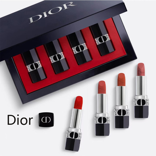 Dior迪奧 5入口紅禮盒 聖誕限定版 1.5g*4 附送禮提袋 #999#720#772#840 旅行裝