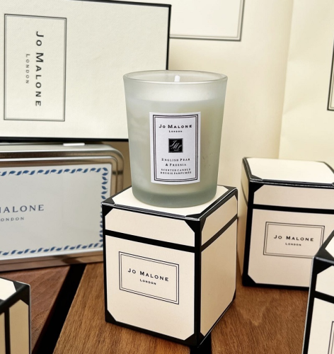 Jo Malone 香氛蠟燭 30g  附贈禮袋 英國梨與小蒼蘭 藍風鈴 香氛工藝蠟燭 融蠟燈蠟燭  情人節禮物