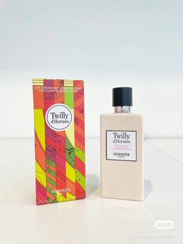 Hermes愛馬仕 Twilly絲巾香氛身體乳 200ml 持久留香 同款香水身體乳禮盒 花香調 禮盒裝