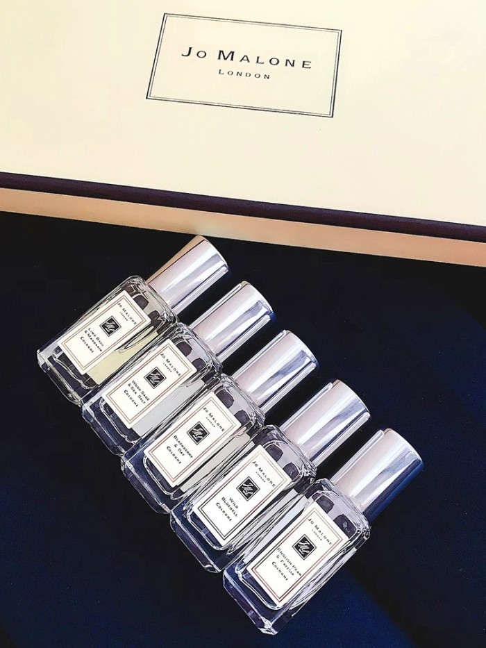 Jo Malone祖馬龍 英國香水禮盒（9ML5入）香水小樣 五件套禮盒 英國梨小蒼蘭 持久留香 藍風鈴 橙花