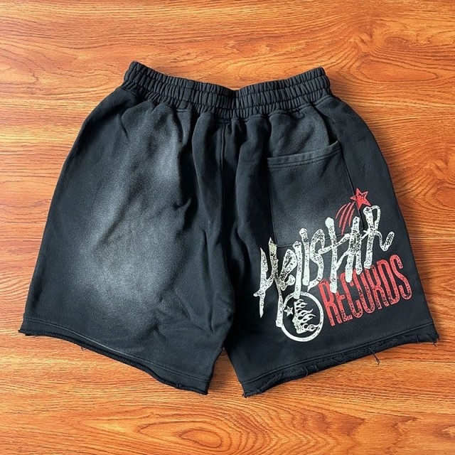Hellstar studios washed shorts black