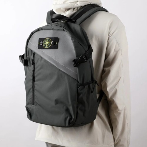 Stone Isla*d Backpack Black/Army Green