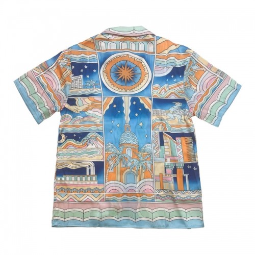 Casablanca Mayan mythology Silk Shirts Men
