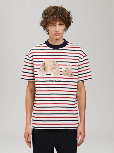 Palm Angels Stripe Bear T-Shirt