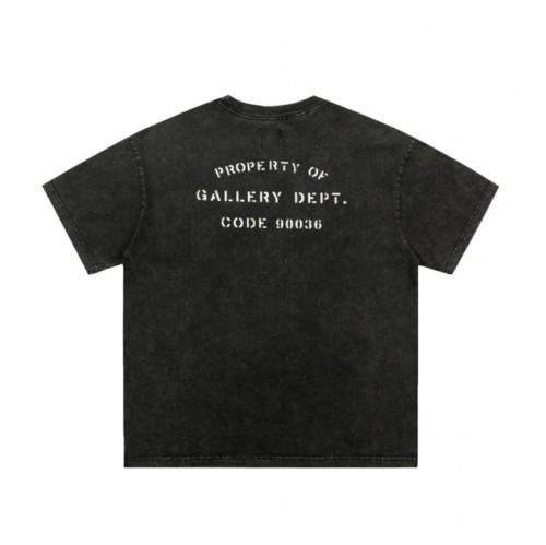 Gallery Dept Yellow letters Tee Black