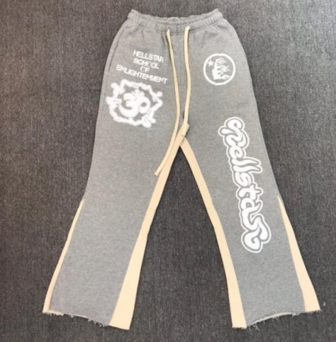 Hellstar studios yoga flare pants grey