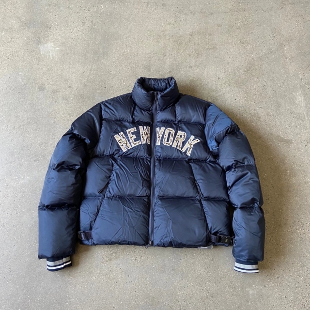 Kith & MLB Down Jacket black/navy blue