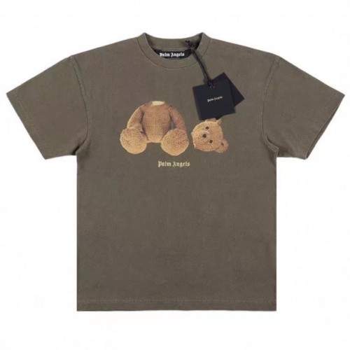 Free Shipping Pam Angels Bear T-Shirt Army Green