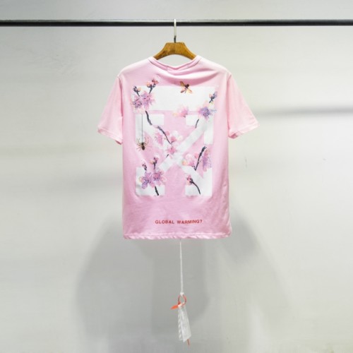 Free Shipping Off White Flower Tee
