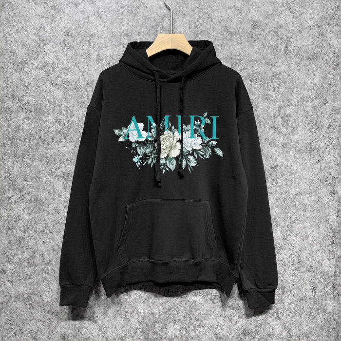 Amiri Front Big camellia Hoodie 9 Colors