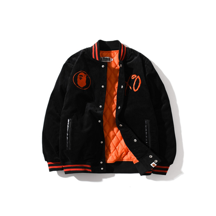 B@PE XO Jacket Orange Black