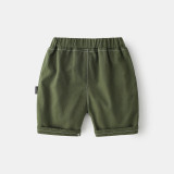 Boys' Green casual short pants #PT010