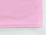 New Summer Cotton Short Sleeves Pink#CE01