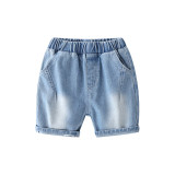 Boys' denim Grey shorts #PT009