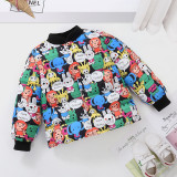 Kids cotton jacket thickening