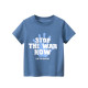 New Summer Cotton Short Sleeves Royal Blue #R02
