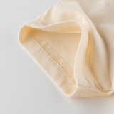 2023 New Summer Cotton Short Sleeves Khaki White #R01