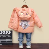 Kids cotton jacket thickening #A07