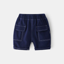 Boys' Navy blue casual short pants