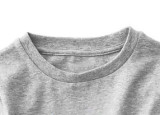 New Summer Cotton Short Sleeves Grey #W01