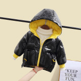 Kids cotton jacket thickening #04