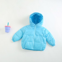 Kids cotton jacket thickening Blue #001