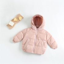 Kids cotton jacket thickening Pink #004