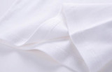 New Summer Cotton Short Sleeves White # T003