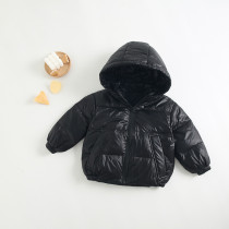 Kids cotton jacket thickening Black #003