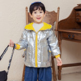 Kids cotton jacket thickening #004