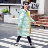 Children's Down jacket medium length #C001