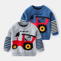 2023 Autumn Boys' Sweater Cartoon