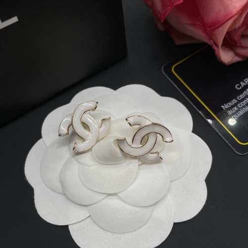 CHANEL Stud Earrings Optional Box